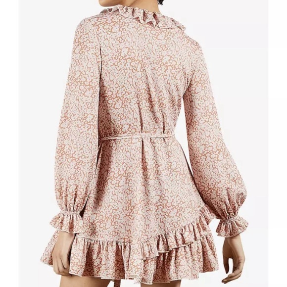 NWT Ted Baker Quinn printed wrap dress - Picture 3 of 11